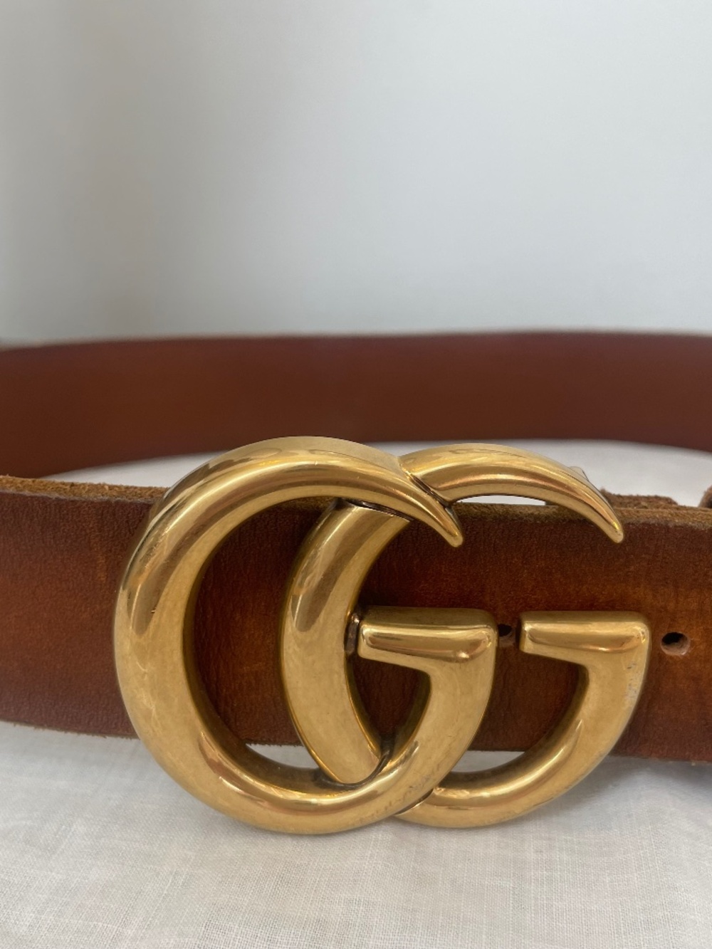 Gucci Double G marmot belt